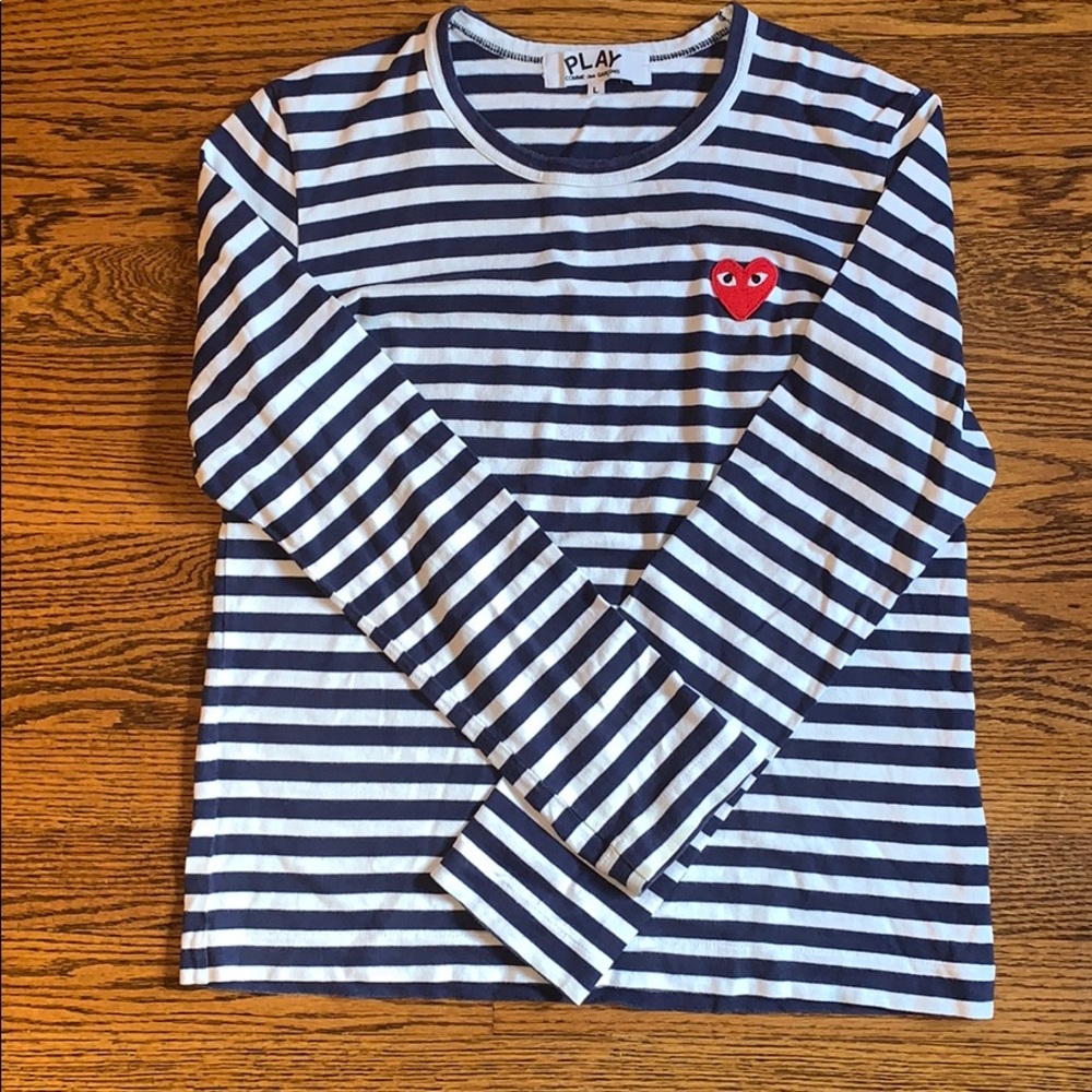 PLAY Comme des Garçons striped tee